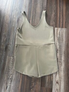 a new day Olive Scoop-Neck Tank